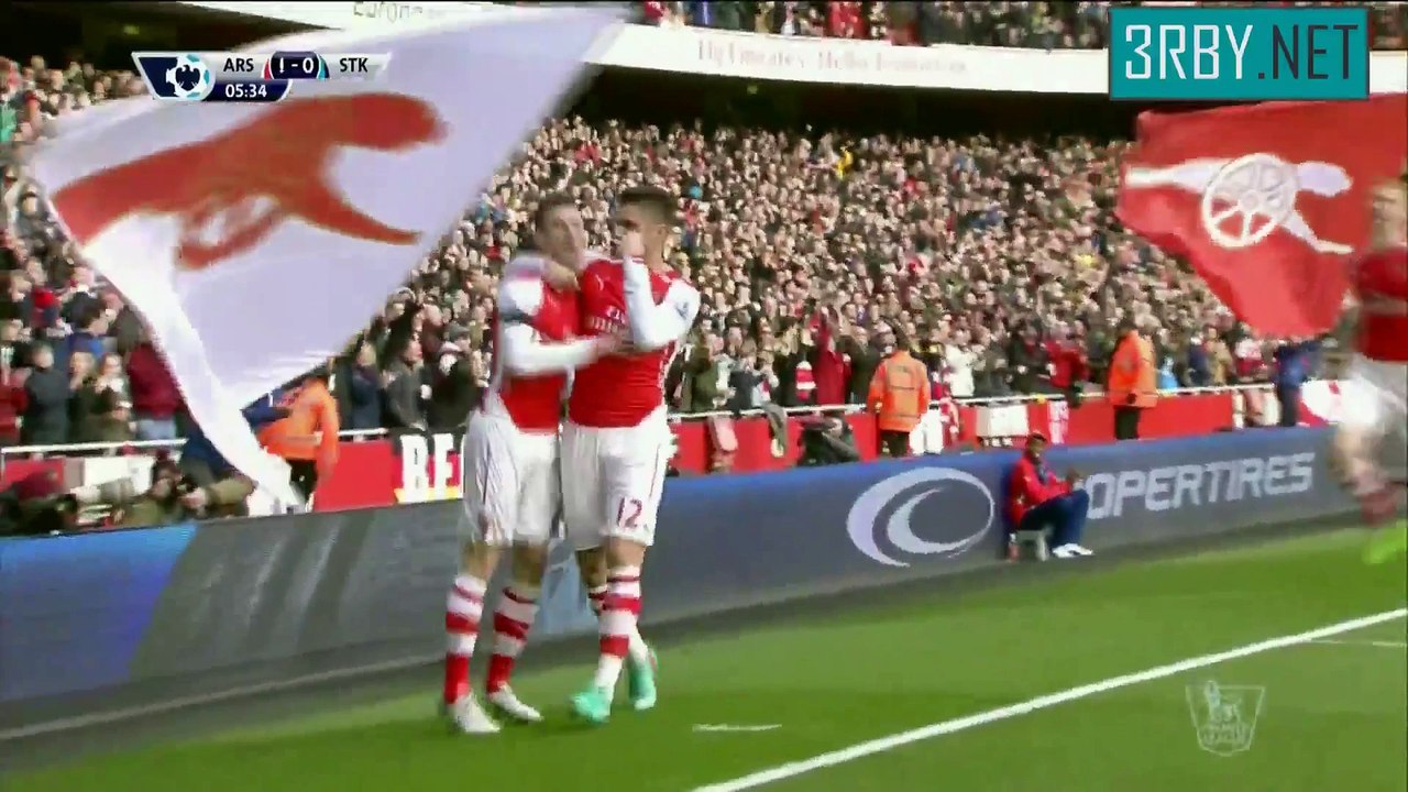 ارسنال 3-0 ستوك سيتي - 11.1.2015 - شبكة مصارعة العرب