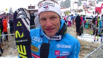 Interview de Lizeroux, 9ème du Slalom d'Adelboden - Vidéo FFS/EUROSPORT