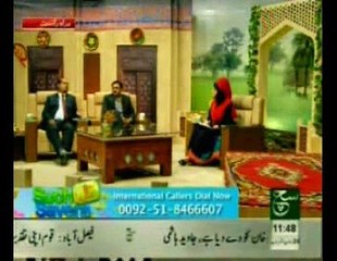 Hasnain Nazish IX in Such Savera 26-05-14