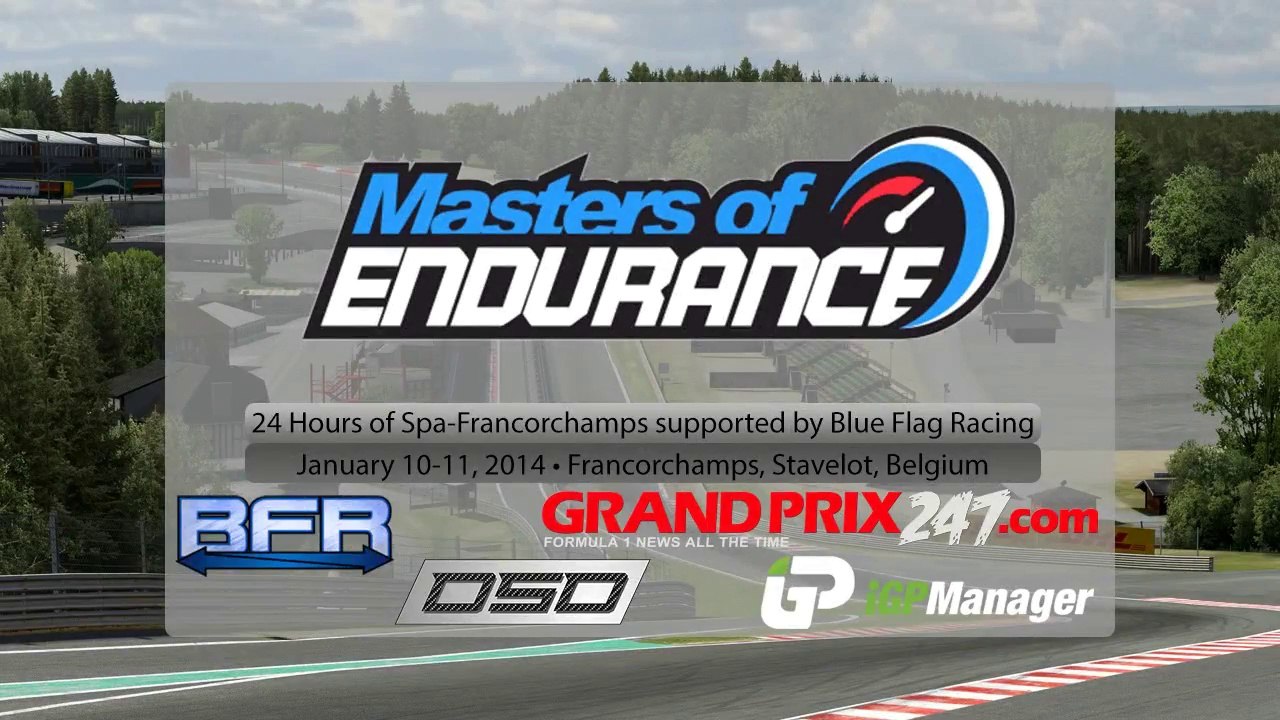 24 Hours of SpaFrancorchamps supported by Blue Flag Racing Part 8 video Dailymotion