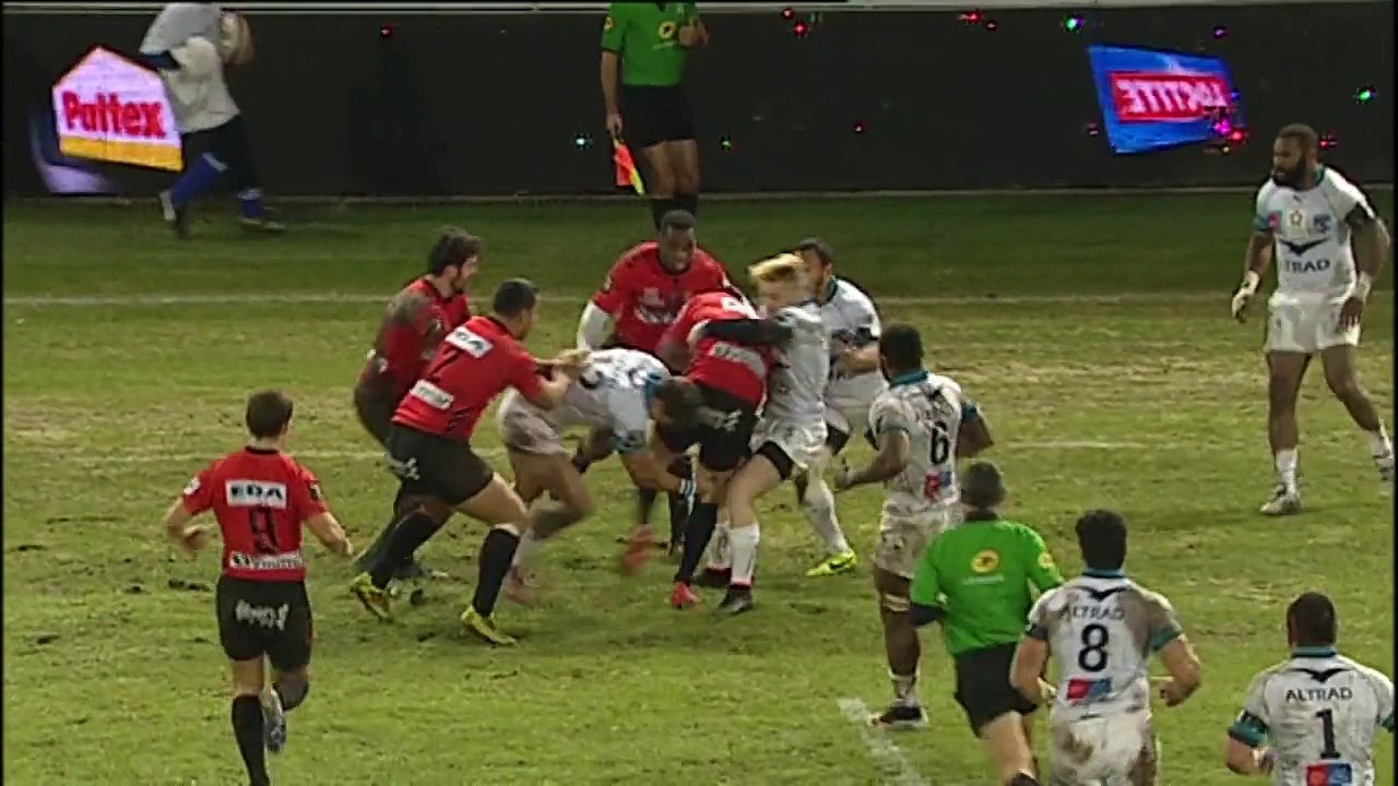 TOP14 - Oyonnax-Montpellier: Essai 3 Silvere Tian (OYO) - J16 - Saison 2014/2015