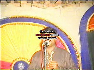 CHAUDHRAY AHMED SHER AJIZ CHADHAR,BHOWANA,CHINIOT,PUNJAB,PAKISTAN(PUNJABI MUSHAIRA) BY GHULAM HASSAN