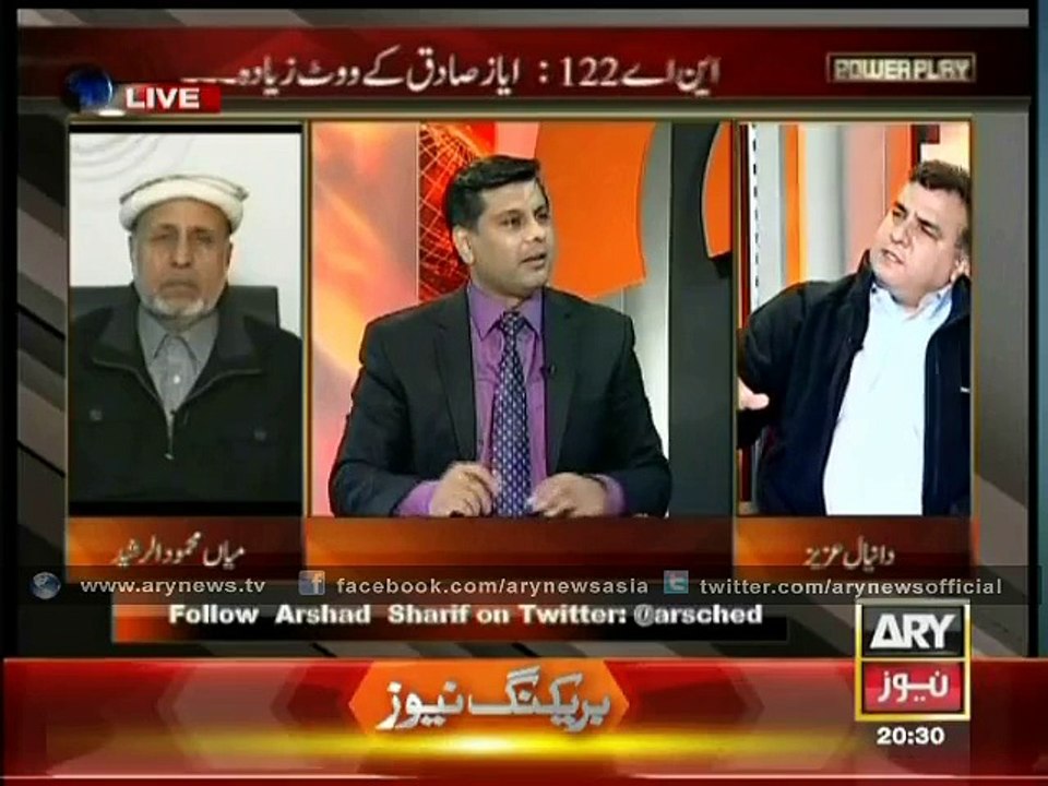 Danial Aziz alleged PTI for rigging