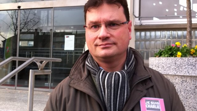 Défilé pour Charlie Hebdo à Saint-Lô