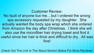 Microfiber Hair-drying Bath Cap - for After the Shower / Spa / Gym / Sauna Review