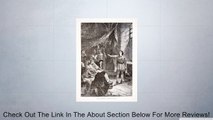 1875 Woodcut Alphonse Neuville Joan Arc Jeanne Prison Saint Trial Questioning - Original Woodcut Review