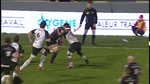 TOP14 - Toulouse-La Rochelle: Essai Yoann Huget (TLS) - J16 - Saison 2014/2015