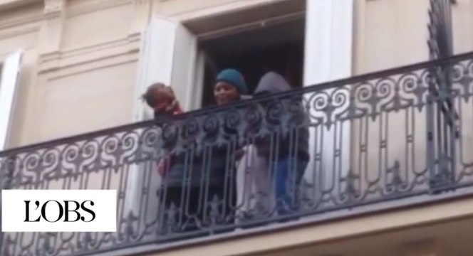 Allez la France , instant émouvant à la marche républicaine