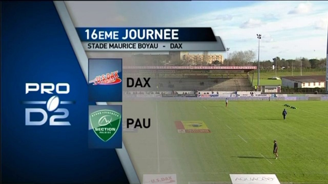 PRO D2 – Dax-Pau : 8-20 - J16 – Saison 2014-2015