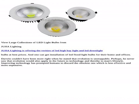 View Large Collections of LED Light Bulbs from JUJIA Lighting