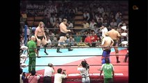 AJPW Stan Hansen & Ted DiBiase Vs. Jumbo Tsuruta & Tiger Mask (7/3/87) *PWF Tag Team Championship* 720p