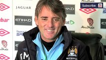 Liverpool v Manchester City - Mancini refuses to talk about Carlos Tevez