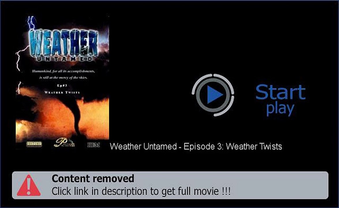 Legal Weather Untamed - Episode 3: Weather Twists Movie Download