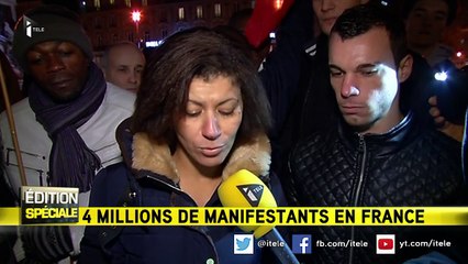 Naïma, manifestante : "Musulmans, nous avons le coeur déchiré"