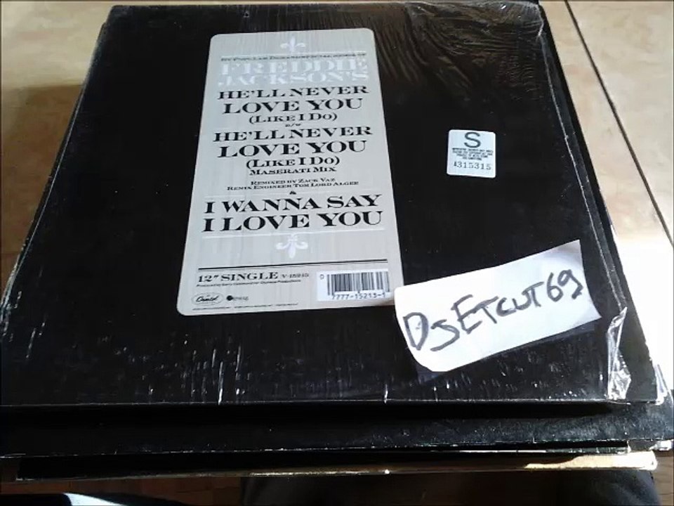 FREDDIE JACKSON -I WANNA SAY I LOVE YOU(RIP ETCUT)CAPITOL REC 85