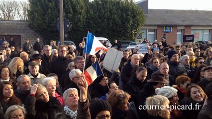 Ils étaient nombreux à Saint-Quentin pour Charlie et la liberté d'expression