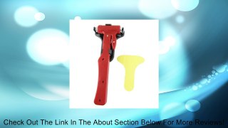 Red Plastic Handle Car Vehicle Emergency Glass Break Hammer Seat Belt Cutter Review