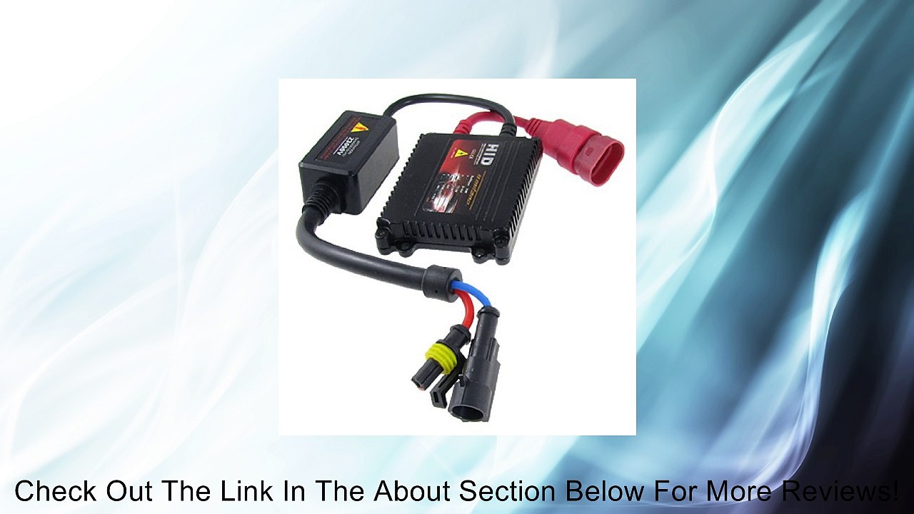 Car Headlight 35W HID Slim Ballast Black for 9005 9006 D2S Xenon Bulb Review