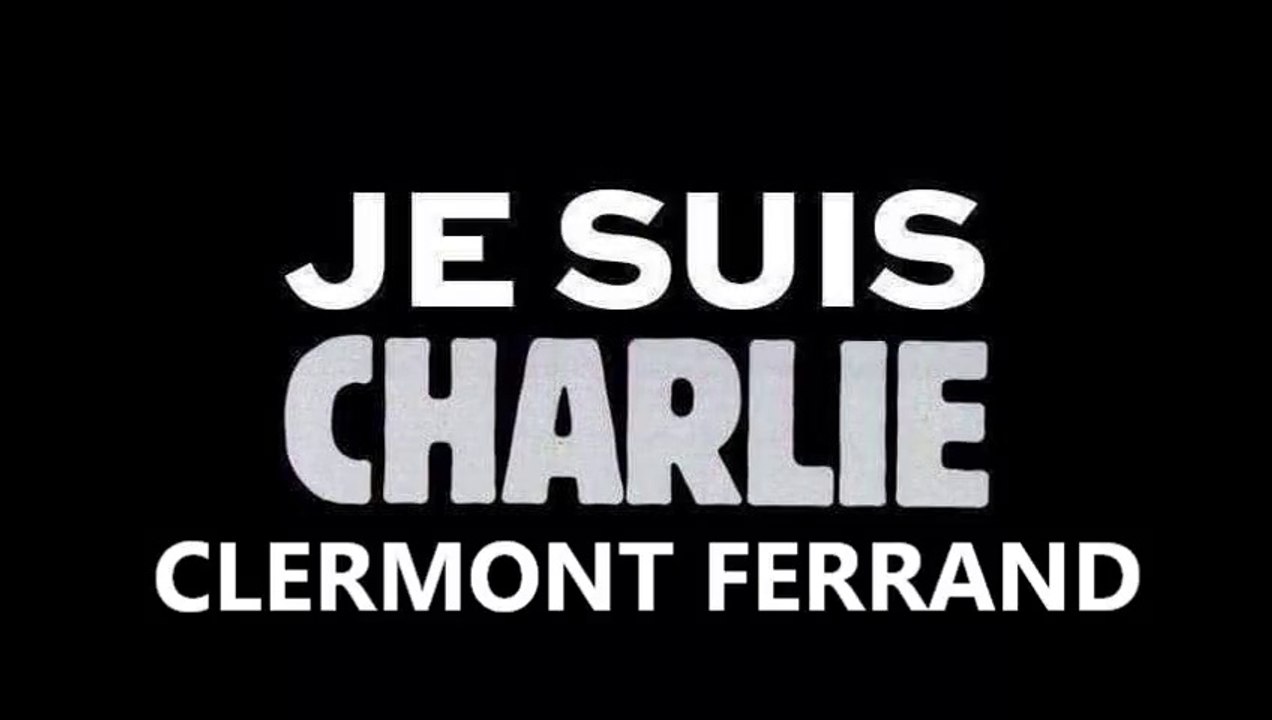 Je suis Charlie Clermont-Ferrand