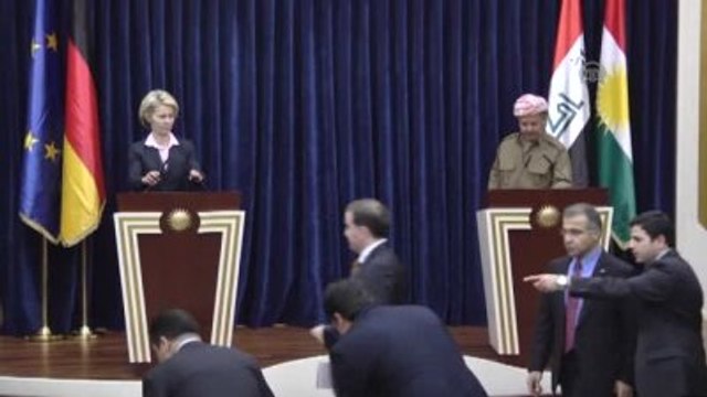 Almanya Savunma Bakanı Ursula Von Der Leyen, Irak'ta