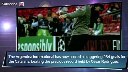 Messi becomes Barca's all-time top scorer - Neymar to Barcelona