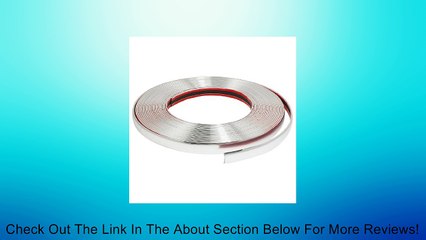 Car 7mm x 15M Flexible Chrome Moulding Trim Strip Line Silver Tone Review