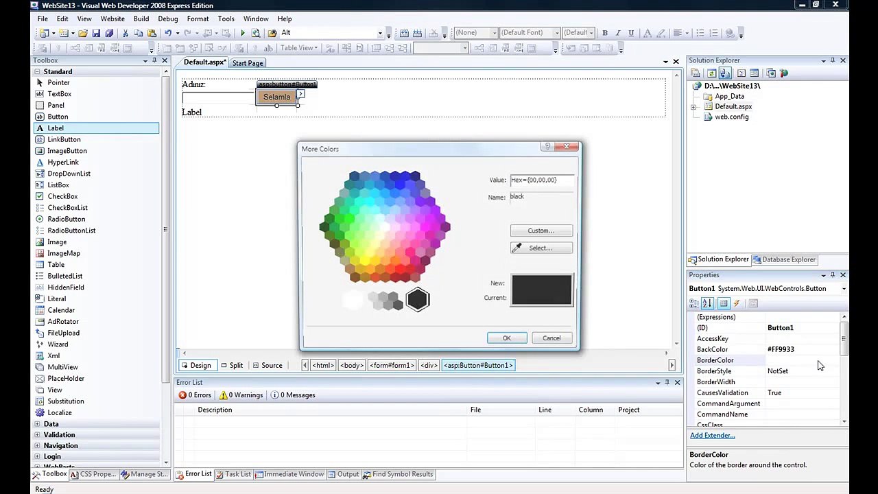 ASP.NET C# Sayfa Detayları (HD)