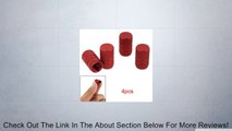 Vehicle Red Tire Valve Stem Textured Covers Alloy 4 Pcs Review