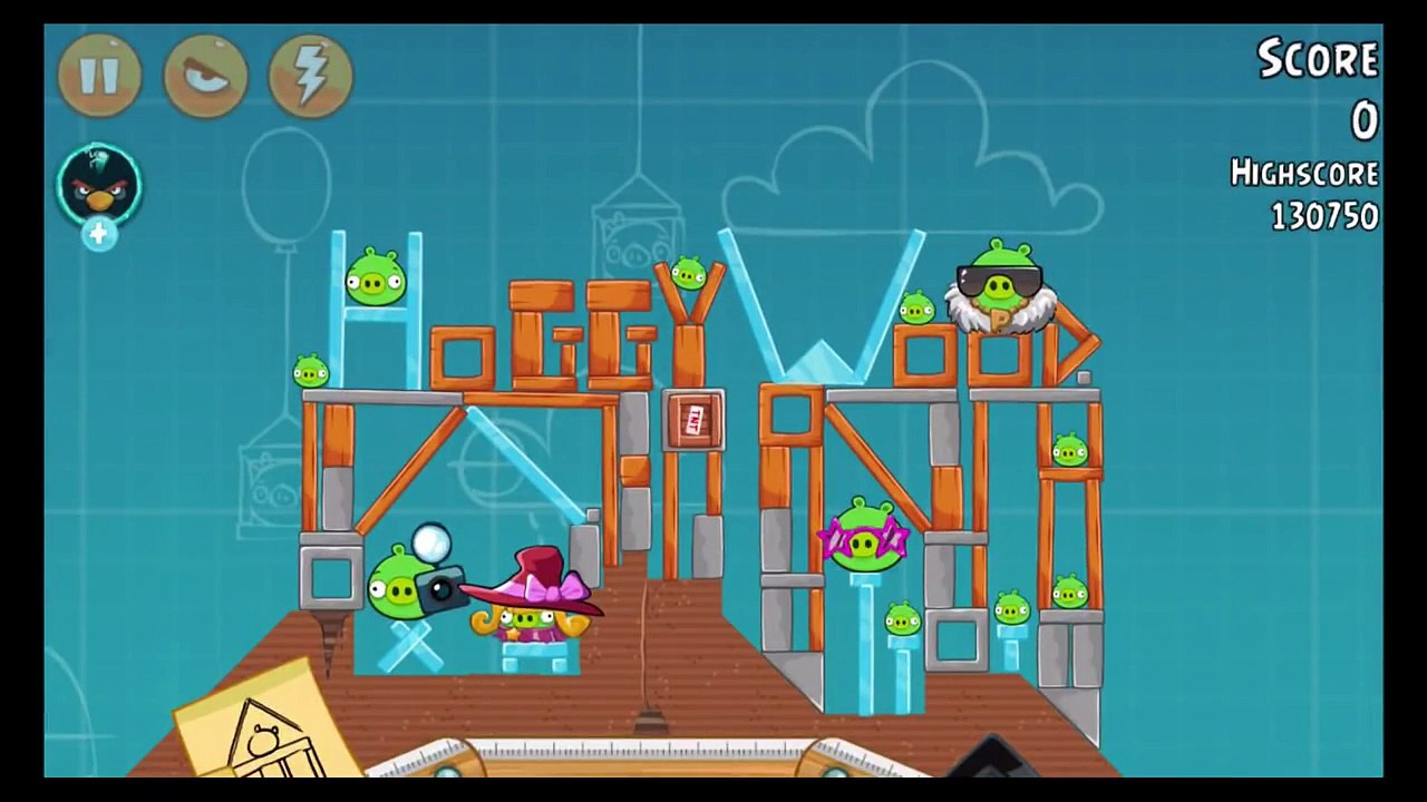 Angry Birds Birdday Level 30-20 Walkthrough 3 Stars