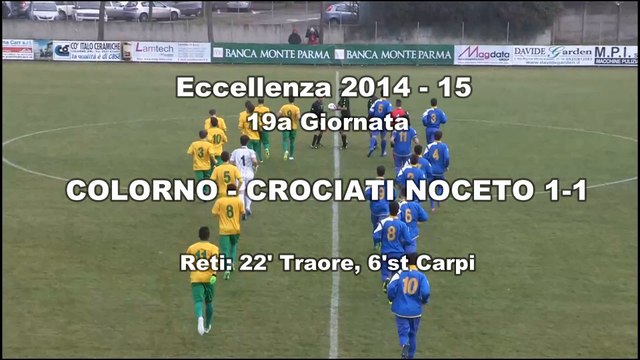 Eccellenza: Colorno - C.Noceto 1-1, highlights e interviste