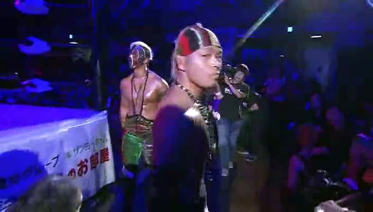 Millenials (Eita & T-Hawk) vs. MAD BLANKEY (Mondai Ryu & YAMATO)