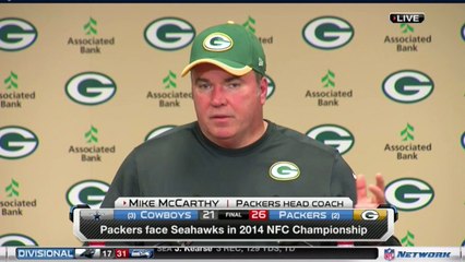 Mike McCarthy Postgame after win against Cowboys in '15 Playoffs