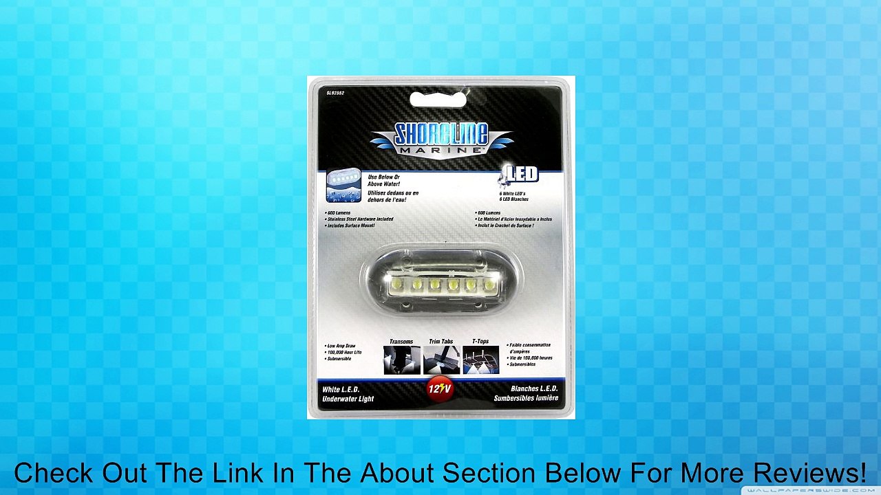 Shoreline Marine White L.E.D. Underwater Light Review