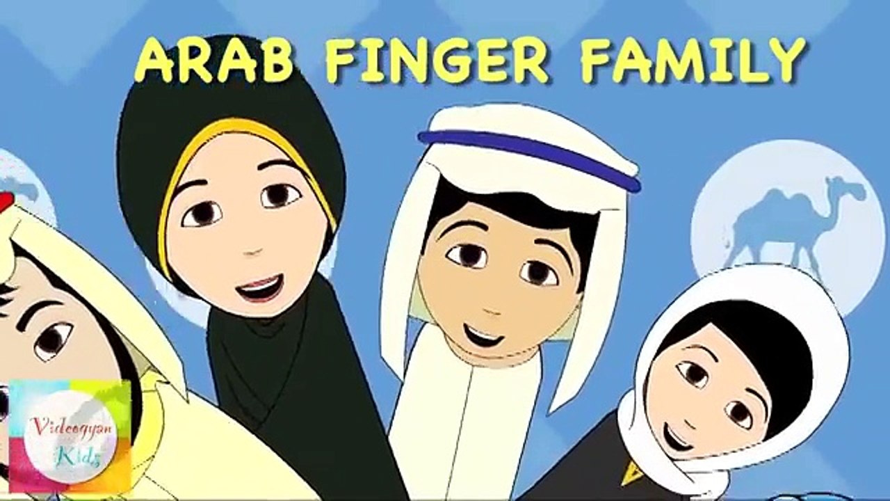 Finger Family Arab Family Nursery Rhyme   Cartoon Animation Songs For Children all