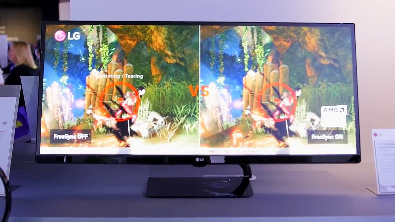 LG Freesync Ultrawide 34UM67 & New Professional Monitors - CES 2015