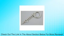 DIY Jewelry Making: About 24 pcs of Iron Key Chain Keychain Findings, Platinum Color Review