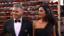 George Clooney Amal Alamuddin Red Carpet Golden Globes