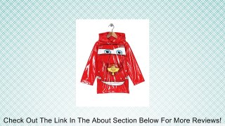 Disney Cars Boy's Red Rain Coat - Sizes X-small 4/5 and Small 6/7 Review