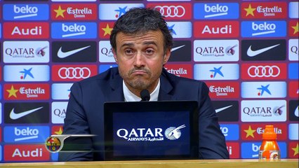 Luis Enrique, tras la victoria ante el Atlético de Madrid