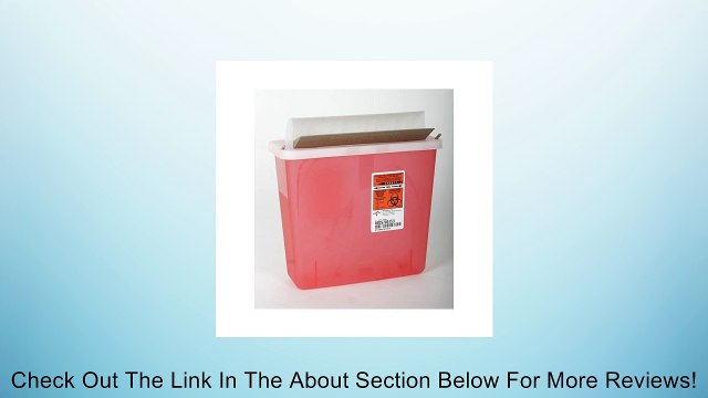 Sharps Disposal Unit, Sharps Container, 5 Quart, Red MDS705153- 1 Each Review