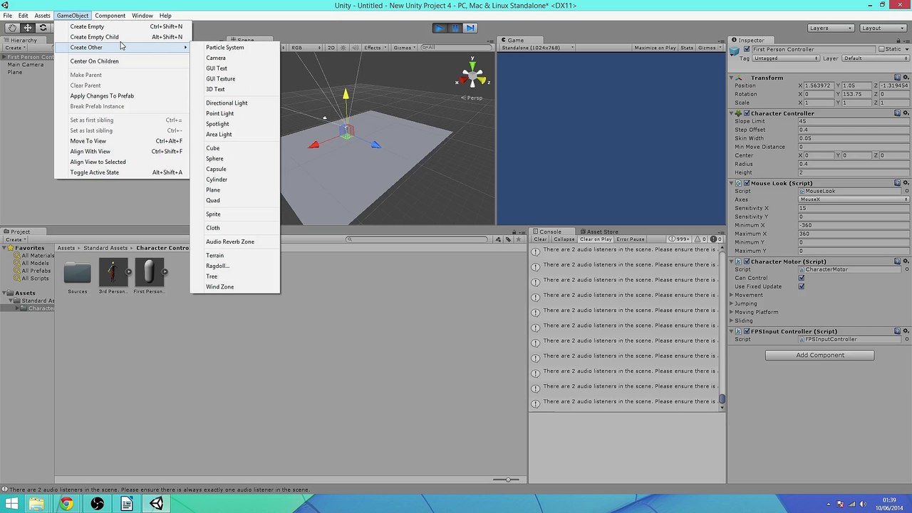 Unity 3D tutoriel Partie 8 Création d'un FPS sans S