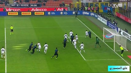 اهداف انتر ميلان وجنوى 11-1-201