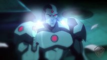 Justice League Throne of Atlantis - Cyborg Attacked