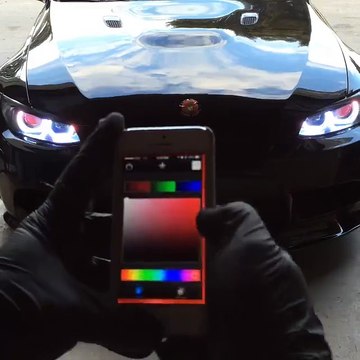 Wow Bmw M3 Changing Light Color By Ipad