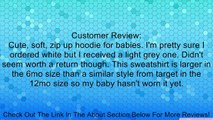 Infant Fleece Hooded Zip Front Sweatshirt with Pocket by Rabbit Skins Review