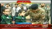 Army Public School Peshawar has opened, Gen Raheel receiving Kids and staff at Army Public School