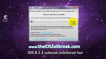 iOS 8.1.2 Evasion officiel Tutoriel complet Jailbreak Untethered iPhone, iPad iPod Touch