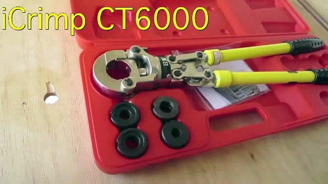 how to press copper crimp fittings kempress viega b-press conex new hand tool
