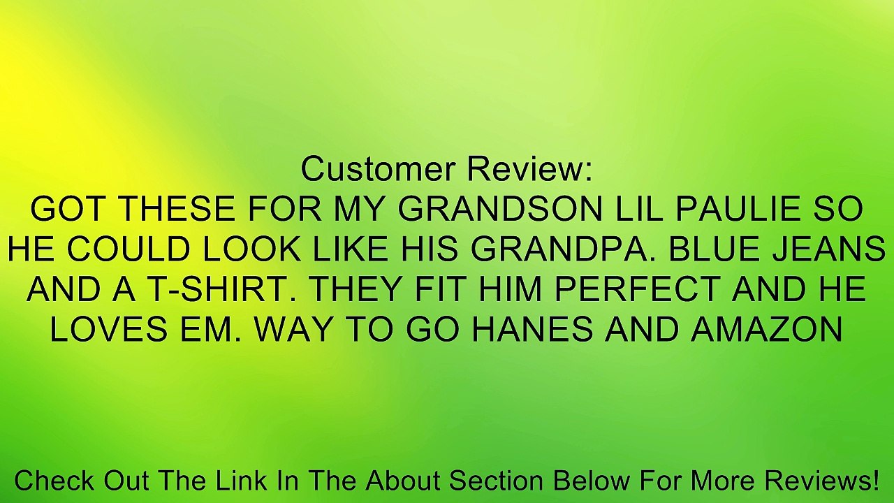 Hanes Little Boys' 3-Pack Red Label Crew Neck T-Shirts Review