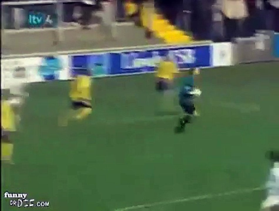 Player Catch Ball From Goalkeeper